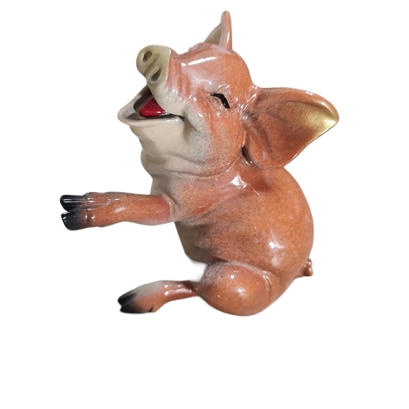 Kitty's Critters Pen Pals Pig Figurine vintage Oscar - Picture 2 of 4
